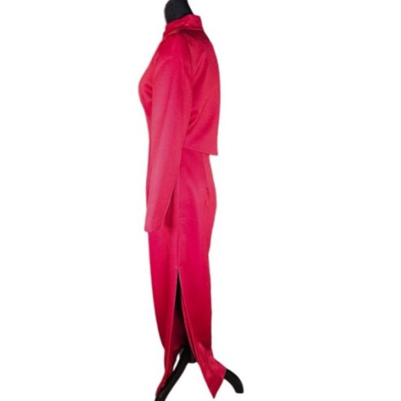 En Francais by Huey Waltzer Full Length Red Formal Gown, Dress, Size 8 - Picture 3 of 11